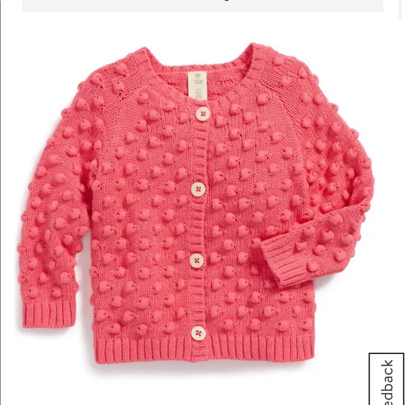 Tucker + Tate Other - Tucker + Tate Pink Bobble Knit Cardigan